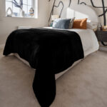 Soft & Warm Mink Throw Blanket - Black - 150 x 200cm