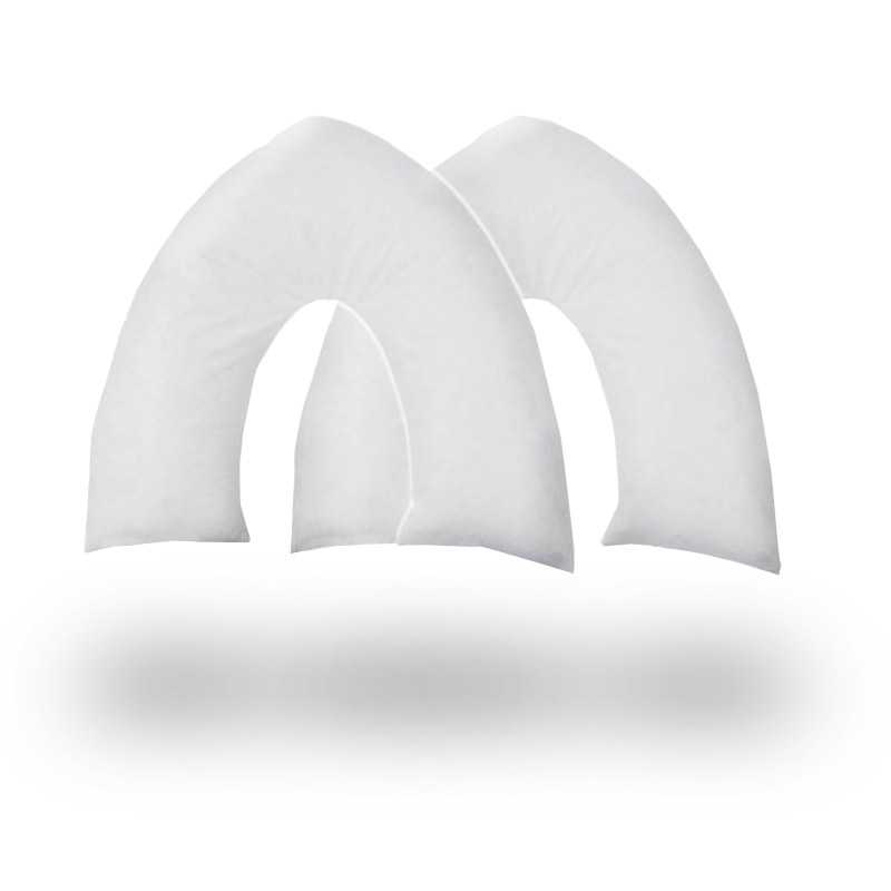 V Shape Support Pillow Polycotton Cover pack