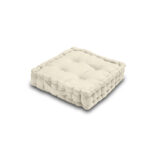 Seat Pad Cushion Booster 100% Cotton Cover 45cm Square - Cream