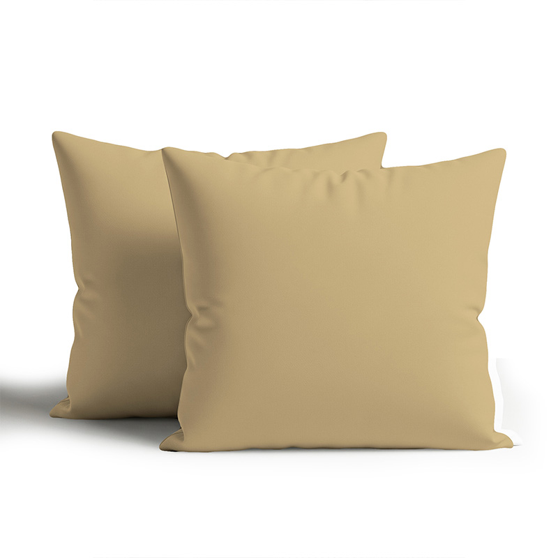 Mink Waterproof Outdoor Garden Patio Cushion Cover And Inner Square Pack Of 2 or 4 - 45 x 45cm - Pack of 2 - Mink - Image 1