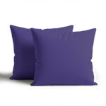 Waterproof Outdoor Garden Patio Cushion Cover And Inner Square Pack Of 2 or 4 - 45 x 45cm - Pack of 2 - Purple