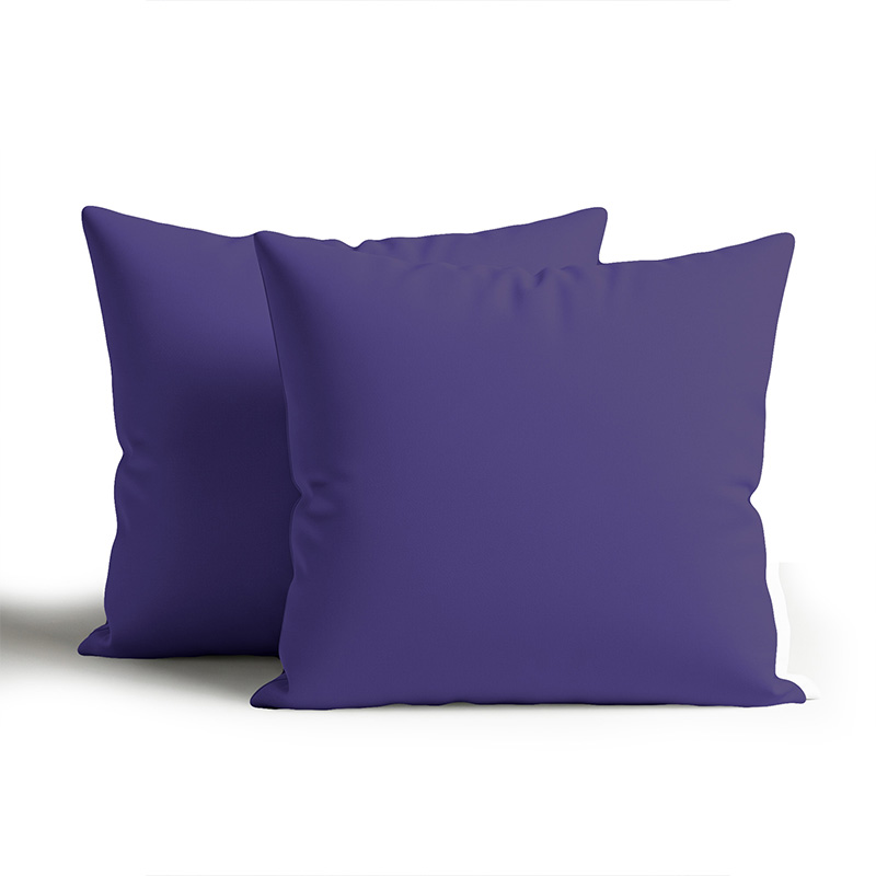 Purple Waterproof Outdoor Garden Patio Cushion Cover And Inner Square Pack Of 2 or 4 - 45 x 45cm - Pack of 2 - Purple - Image 1