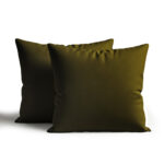 Waterproof Outdoor Garden Cushion Covers Patio Cushion Cover Cases Square Pack Of 2 or 4 - Pack of 2 - 45 x 45cm - Brown