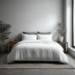 Microfibre Soft Touch Duvet Cover And Pillowcase/s Set Bed Linen - White - Single