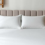 Microfibre Soft Touch Plain Dyed Housewife Pillowcase Pair - White