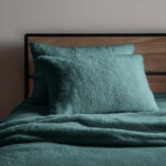 Teddy Bear Fleece Super Soft Cosy Pillow Case Pair - Teal