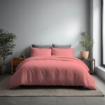 Microfibre Soft Touch Duvet Cover And Pillowcase/s Set Bed Linen - Pink - Double