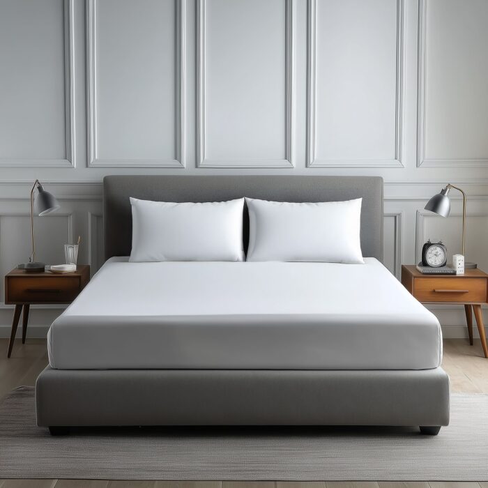 Luxury 200TC Soft Touch Fitted Sheet Bed Linen 30cm Extra Deep Skirt