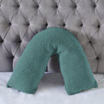 Teddy Bear Fleece Super Soft Cosy V Shape Pillowcase - Teal