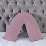 Teddy Bear Fleece Super Soft Cosy V Shape Pillowcase - Lilac