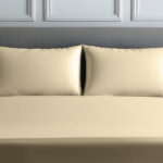 Luxury 200TC Housewife Pillowcase Pair Soft Feel - Cream