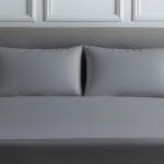 Luxury 200TC Housewife Pillowcase Pair Soft Feel - Grey