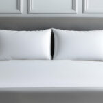 Luxury 200TC Housewife Pillowcase Pair Soft Feel - White