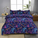 Duvet Cover And Pillowcase Set Kids Gaming Design Polycotton Bed Linen - Single