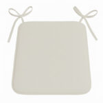 Foam Seat Pad with Ties Comfortable Chair Cushion for Dining, Kitchen Garden Seating - Cream