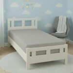 Flannelette Cot Bed Fitted Sheet Soft Brushed Cotton Bedding Comfort - Grey