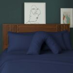 V Shape Pillowcase for Support Maternity Pillows Polycotton Easy Care - Royal Blue