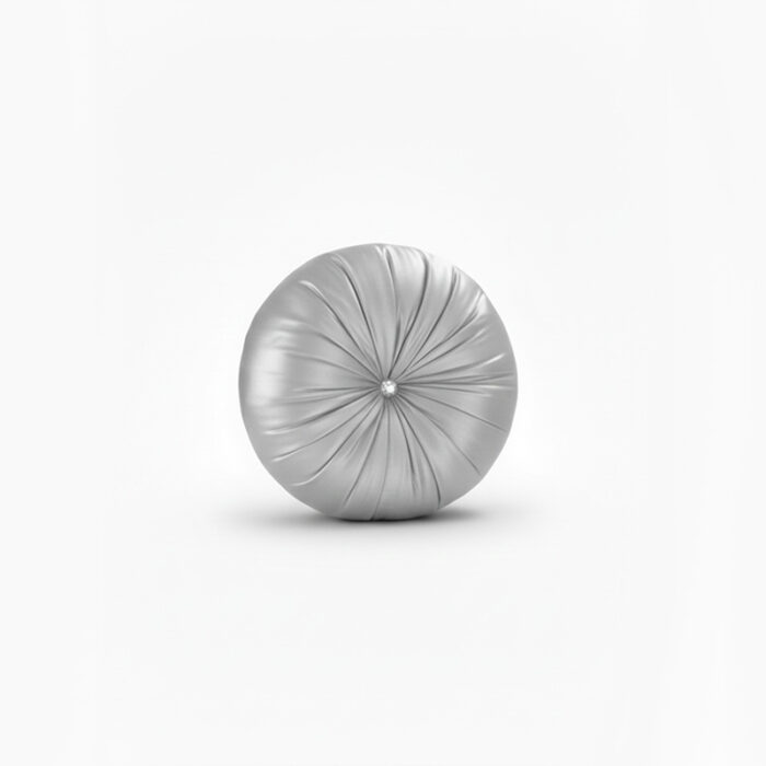 Round Diamante Cushion Sparkly Crystal Embellished Glam Filled Cushion