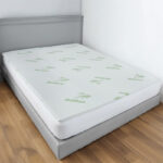 Memory Foam Mattress Topper 1 Inch Orthopedic Support Mattress Topper Removable Bamboo Zip Cover - Double