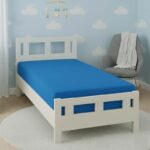 Flannelette Cot Bed Fitted Sheet Soft Brushed Cotton Bedding Comfort - Teal