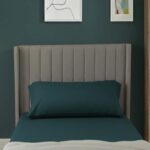 Bolster Support Pillow Pillowcase Plain Dyed Pillow Linen Easy Care - Super King 6FT - Teal