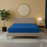 Flannelette Fitted Sheet Soft Brushed Cotton Bedding Warmth Comfort - Super King - Teal
