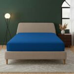 Flannelette Fitted Sheet Extra Deep 40cm Skirt Soft Brushed Cotton - Double - Teal
