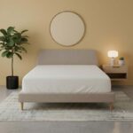 Flannelette Fitted Sheet Soft Brushed Cotton Bedding Warmth Comfort - King - White