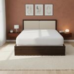 Satin Stripe Soft Touch Fitted Sheet 40cm Extra Deep Skirt Bed Linen - Super King - White