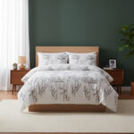 Dandelion Floral Botanical Bedding Duvet Cover And Pillowcase Set - Super King