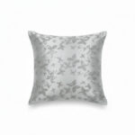 Butterfly Sequin Cushion Cover Luxury Decorative Throw Cushion - Silver